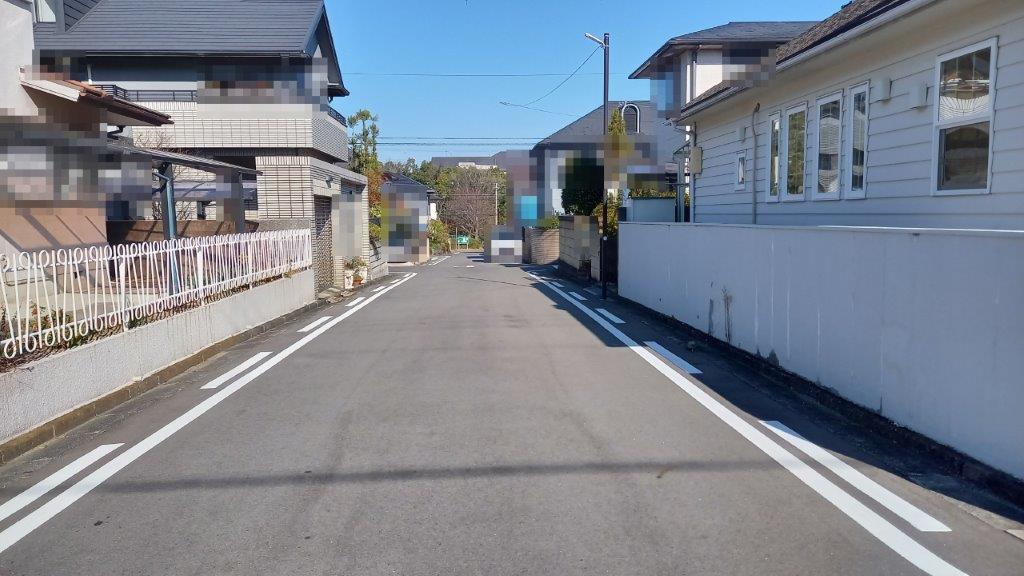 西側道路(周辺) 西側道路(周辺)