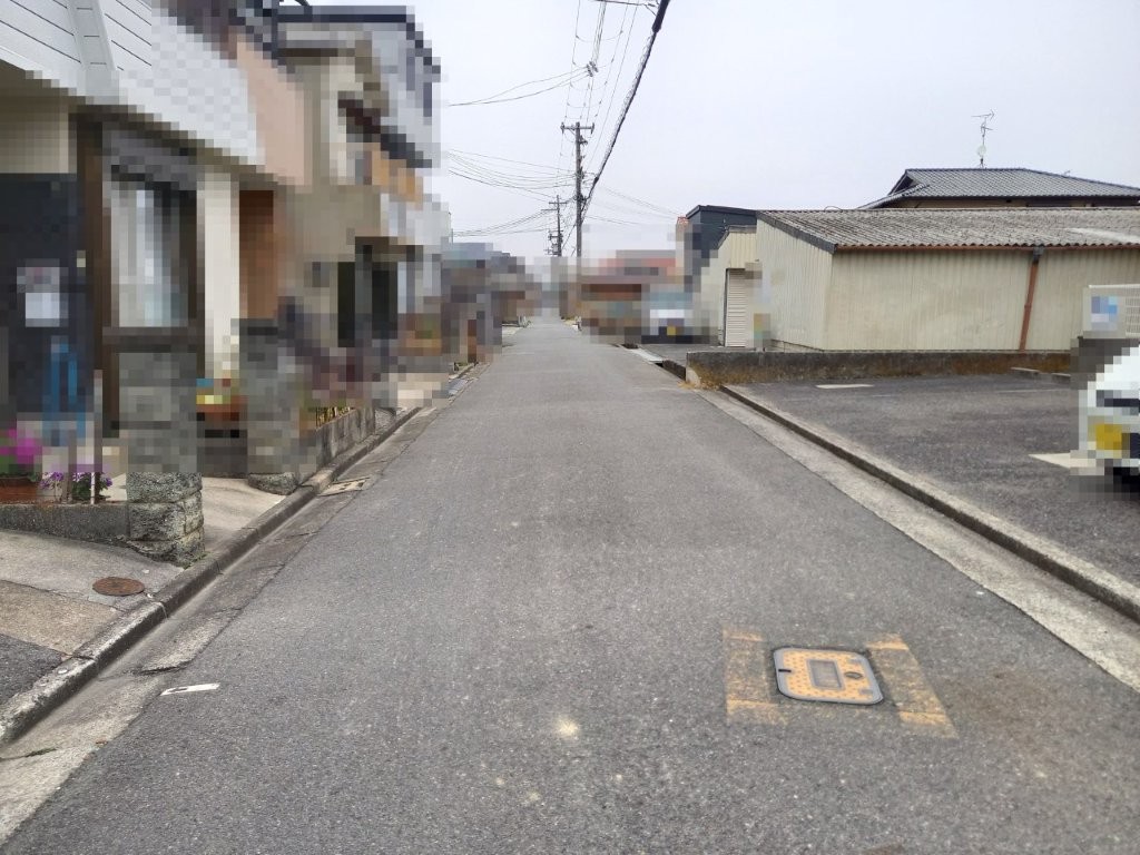 西側道路(周辺) 西側道路(周辺)