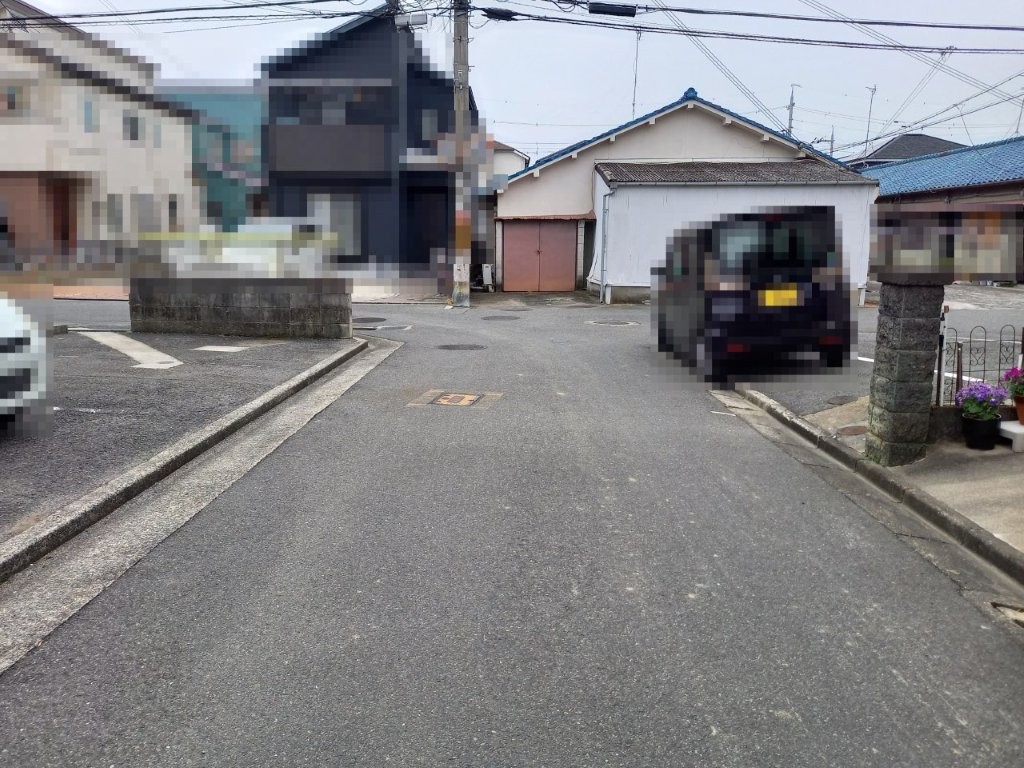 西側道路(周辺) 西側道路(周辺)