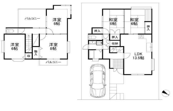 (間取) (間取)
