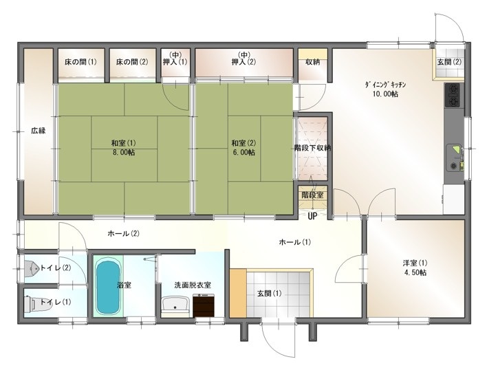 1階間取り(間取) 1階間取り(間取)