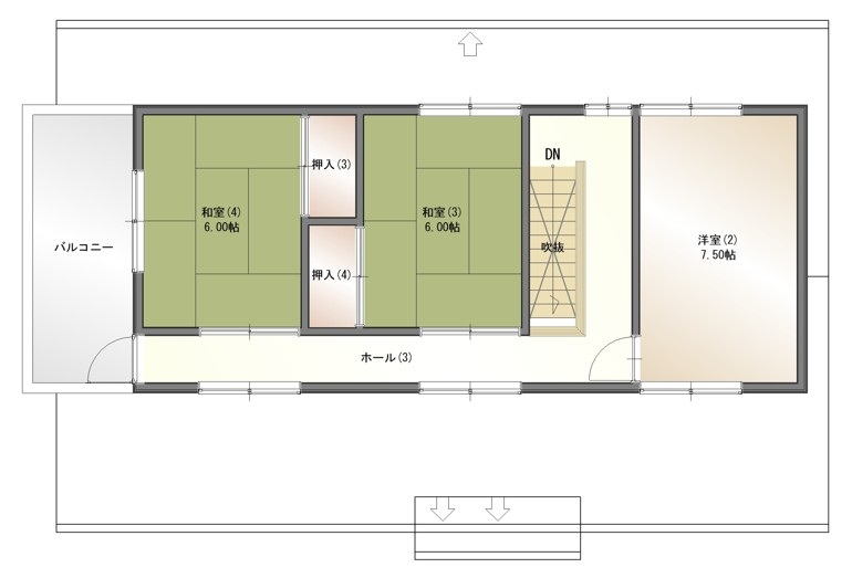 2階間取り(間取) 2階間取り(間取)