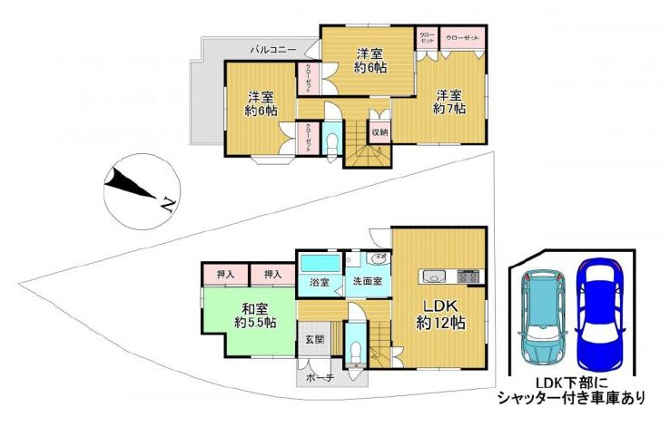(間取) (間取)
