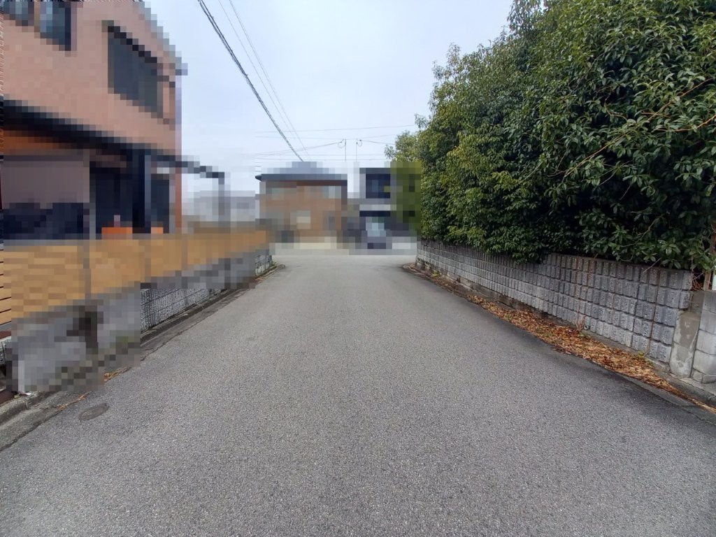 西側道路(周辺) 西側道路(周辺)