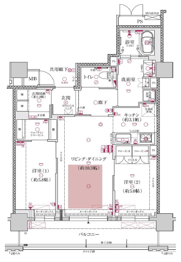 (間取) (間取)