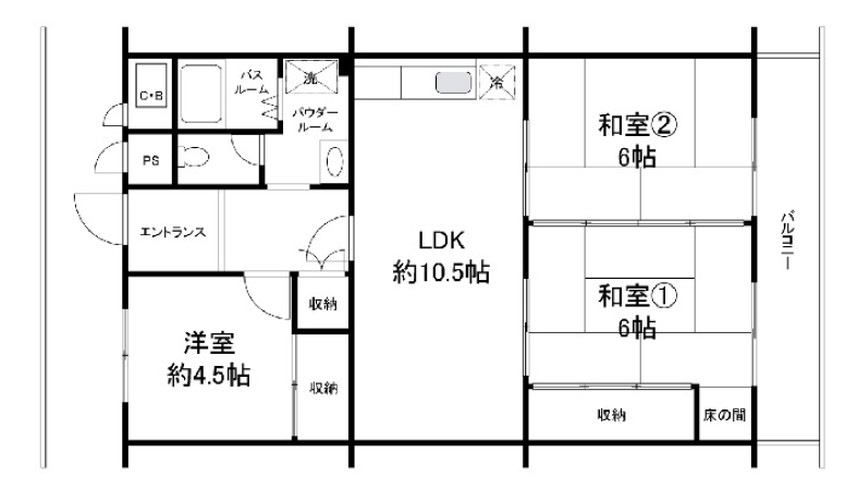 (間取) (間取)